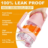 32 oz Glass Tumbler for large-capacity hydration